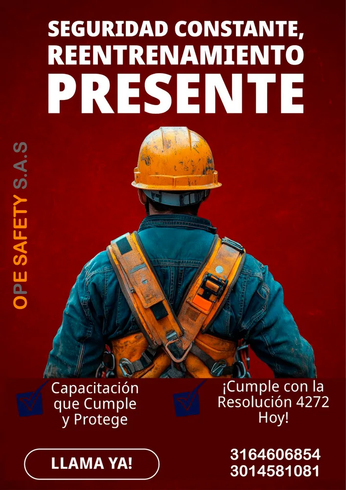Campaña de reentrenamiento para trabajo seguro en alturas