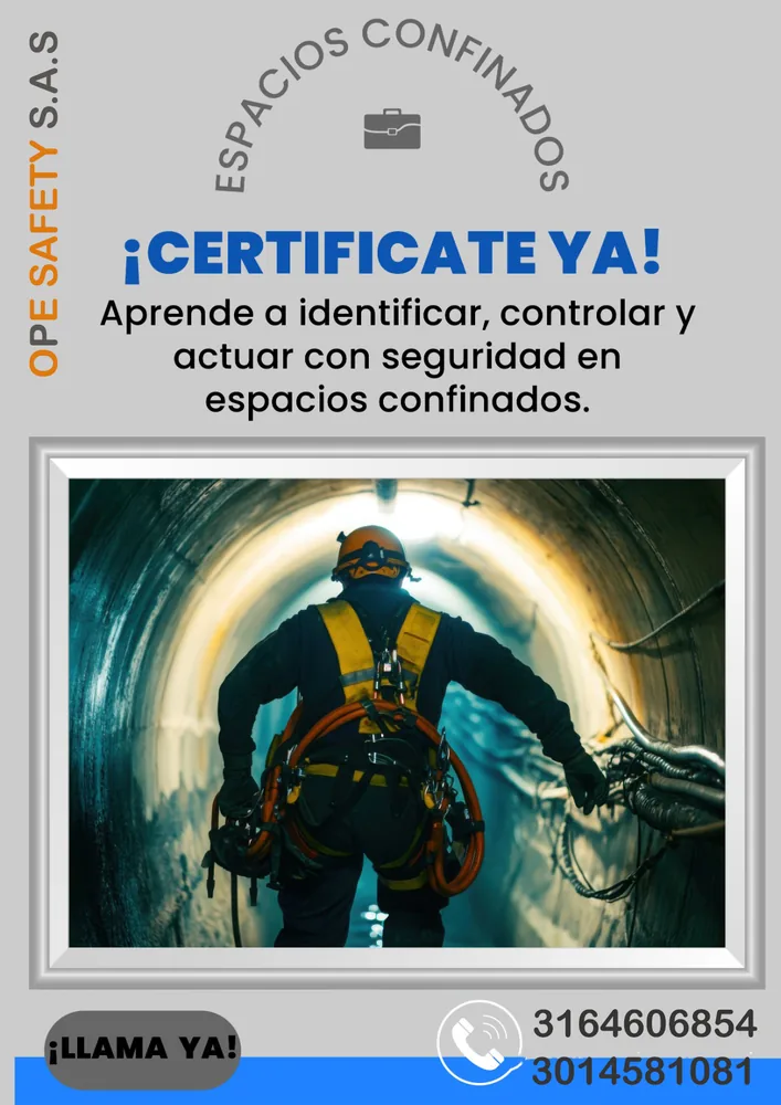 Campaña de certificación en espacios confinados
